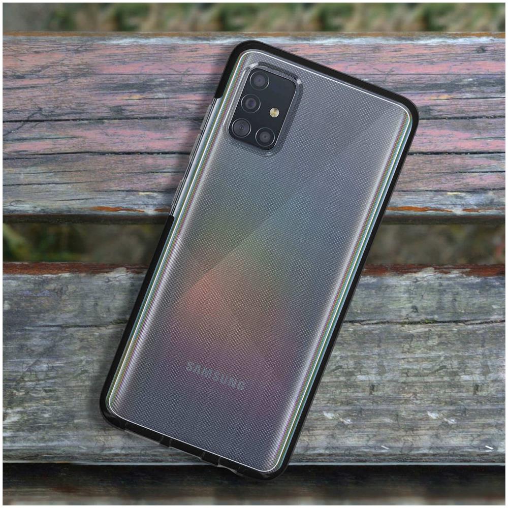 Cover Samsung Galaxy A51 Antiurto Angoli Rinforzati Bordi Neri - Foto 5