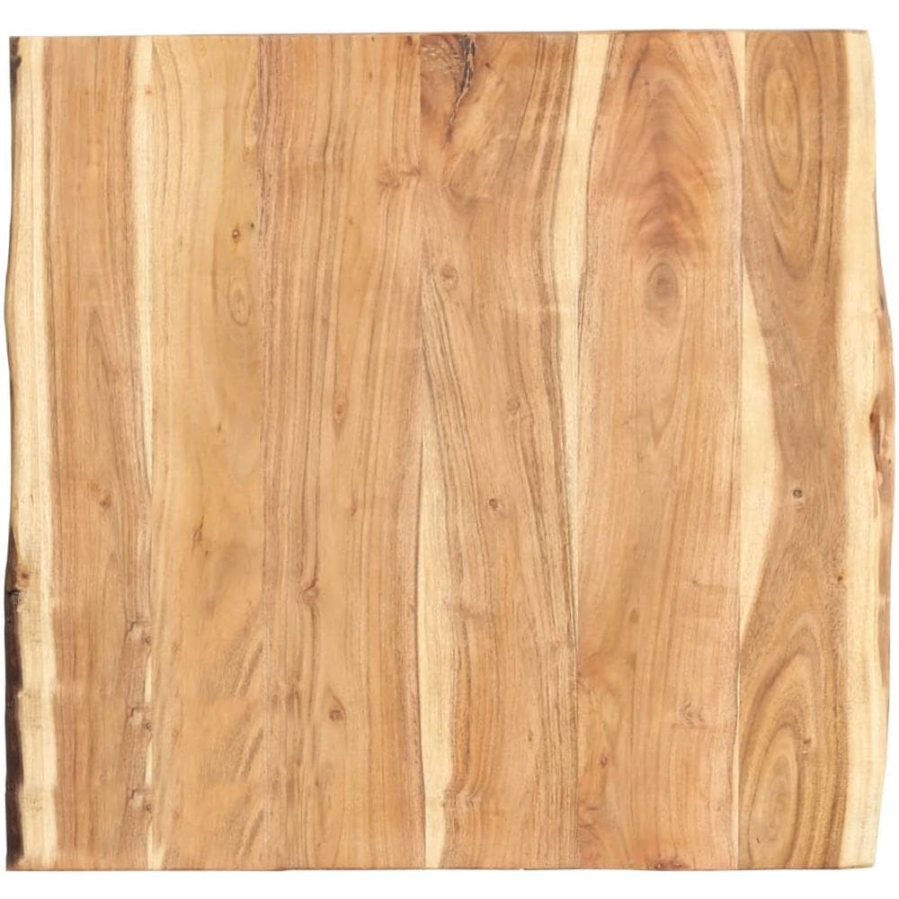Piano del Tavolo in Legno Massello di Acacia 58x (50-60) x3,8 cm - Foto 1