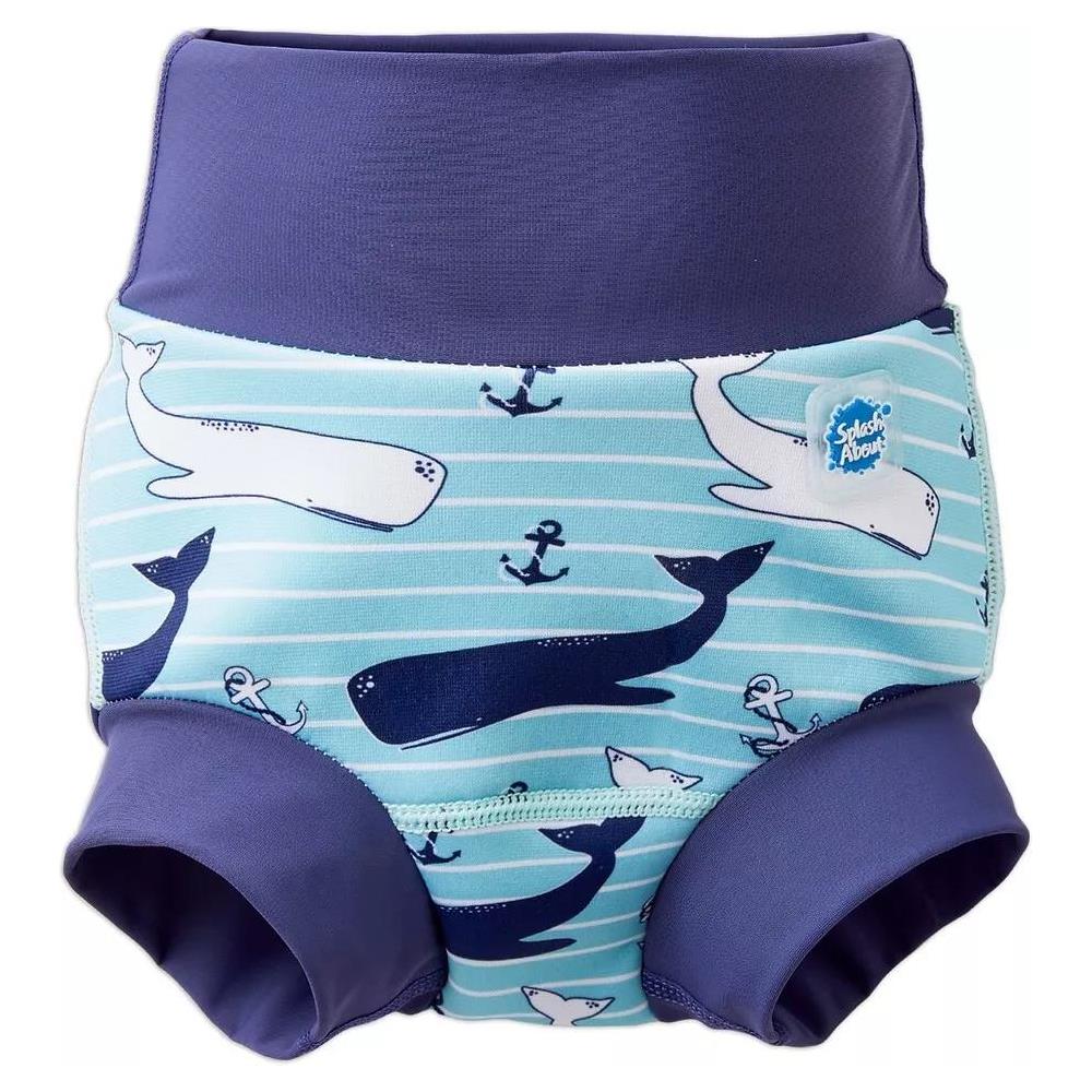 Splash A Proposito Del Capretto Del Bambino Di Nuovo E Migliorato Felice Pannolino Blu (vintage Moby) 3-6 Mesi - Foto 1