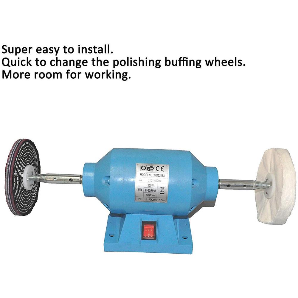 12 Spindle Adapter Mano Destra E Sinistra Per Bench Grinder. . . - Foto 4