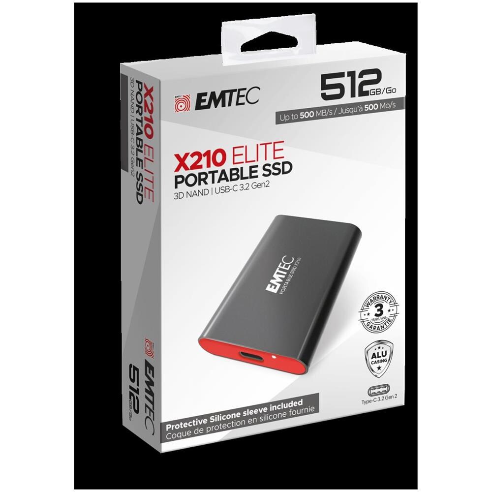 SSD Esterno 512 GB X210 Elite Interfaccia USB tipo-C 3.2 Gen 2 (3.1 Gen 2) - Foto 4