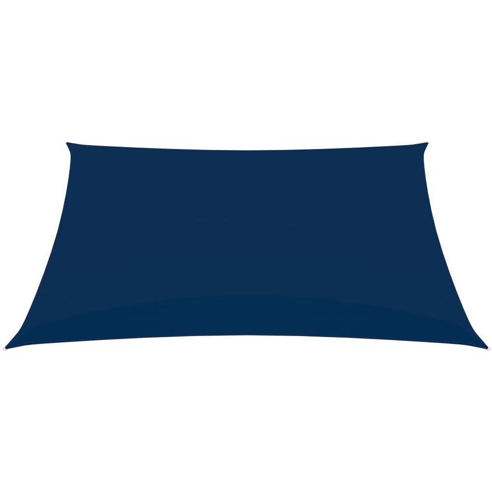 Parasole a Vela Oxford Rettangolare 3,5x4,5 m Blu - Foto 2