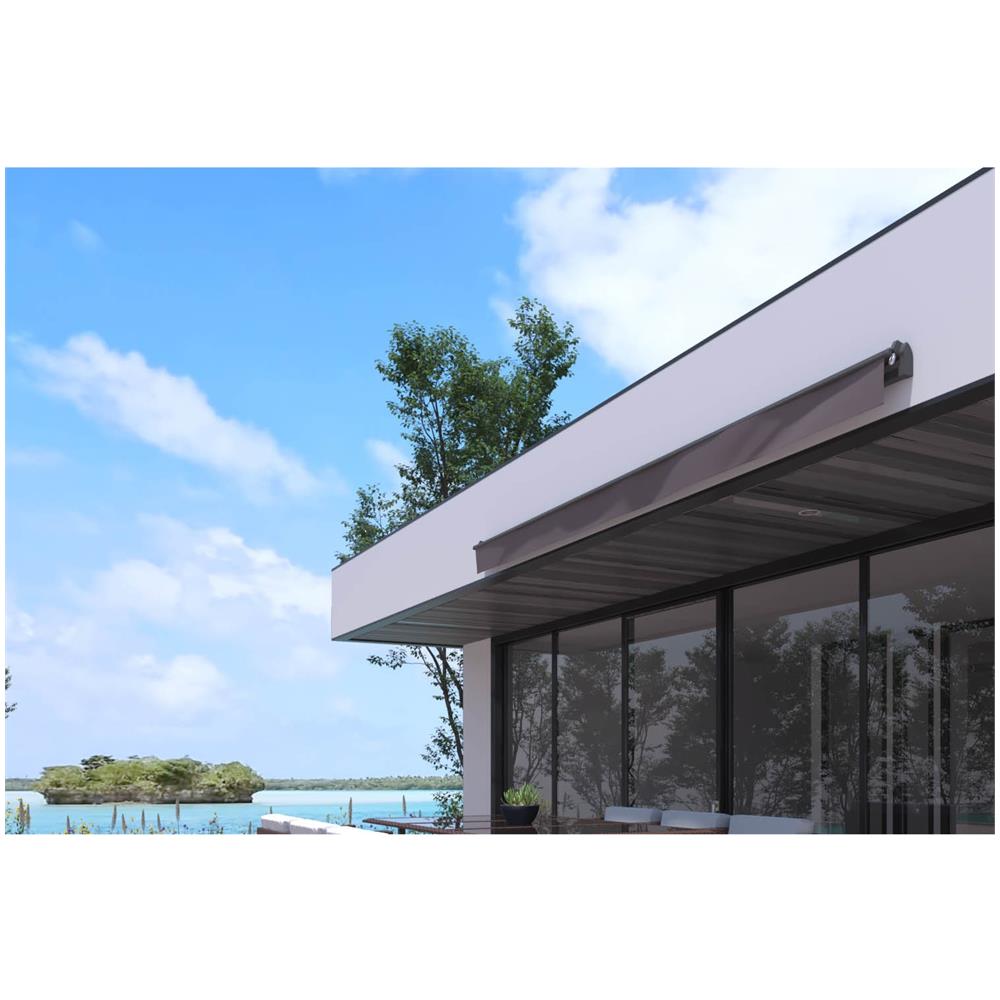 Tenda Da Sole Manuale Grigio Tortora 4 X 3 M Adro - Foto 4
