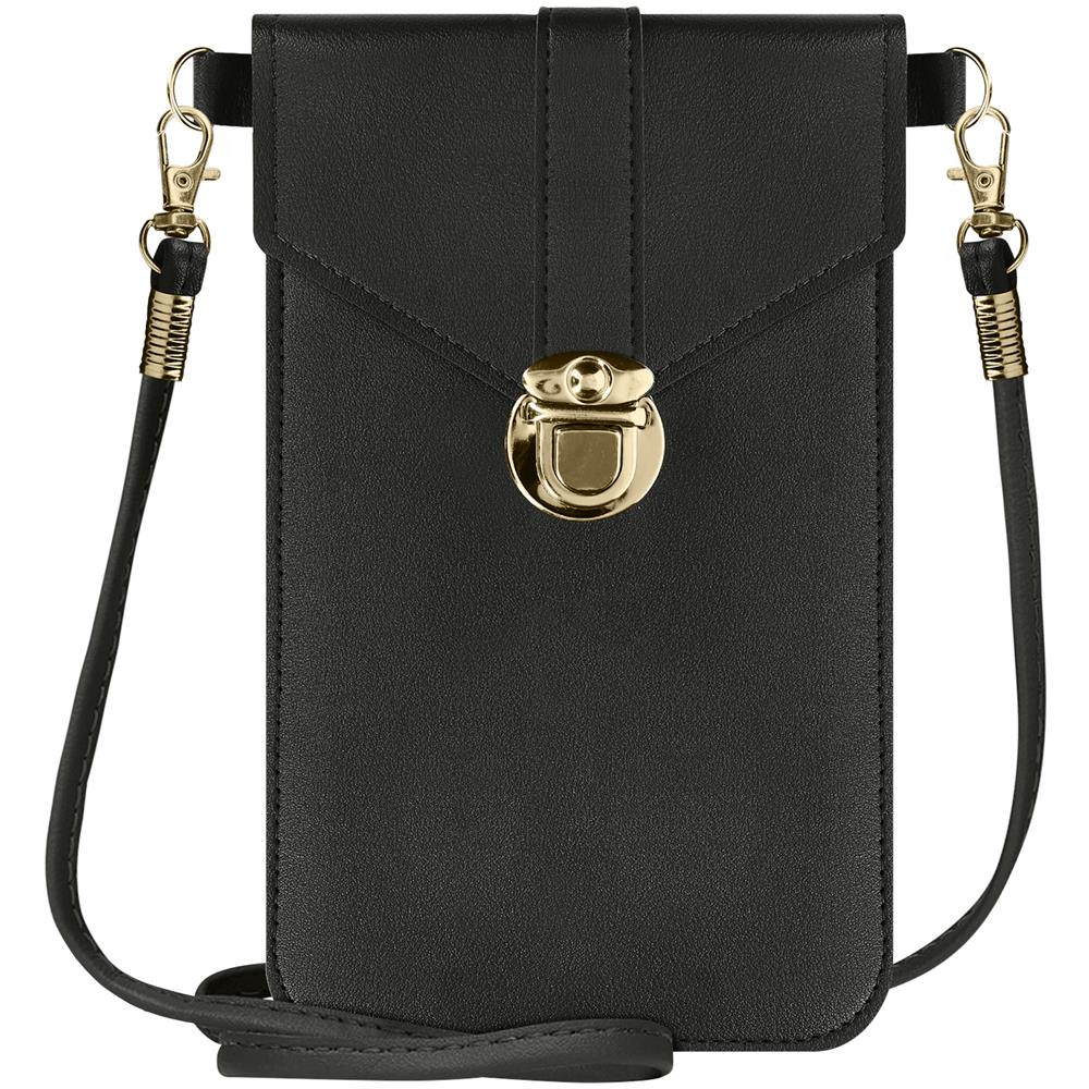 Pochette Per Smartphone Con Finestra Touch E Tracolla Da 1m40 Grigio Scuro - Foto 2