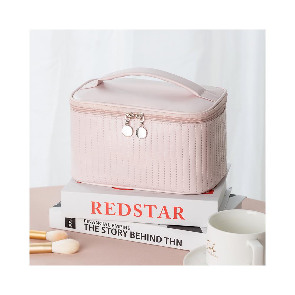 Borsa Per Il Trucco Impermeabile Portatile Pink - Foto 4