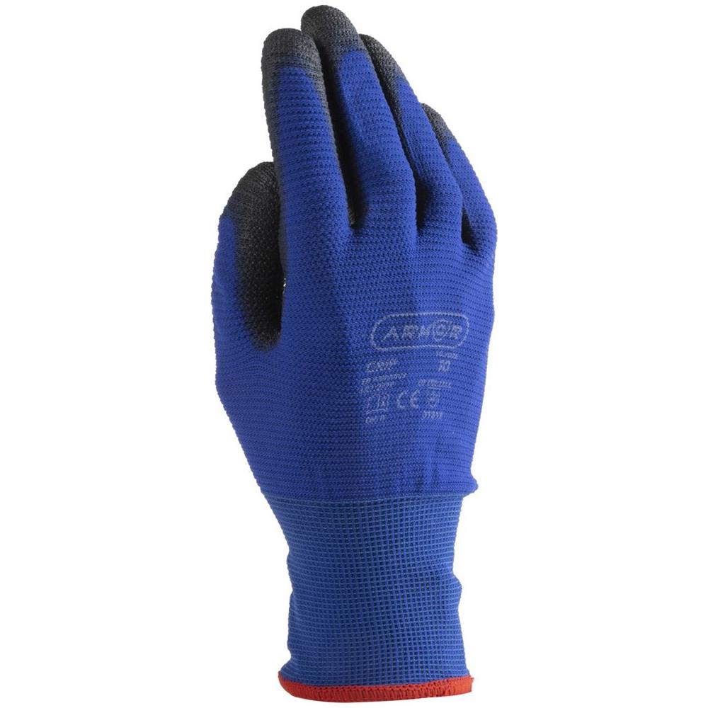 Guanti Grip Tessuto Nido D'ape In Nylon E Palmo In Pu Tg. 10 - Foto 1
