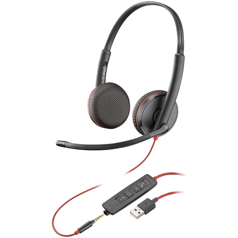 Cuffie stereo Blackwire 3225 con connettore USB-A - Foto 1