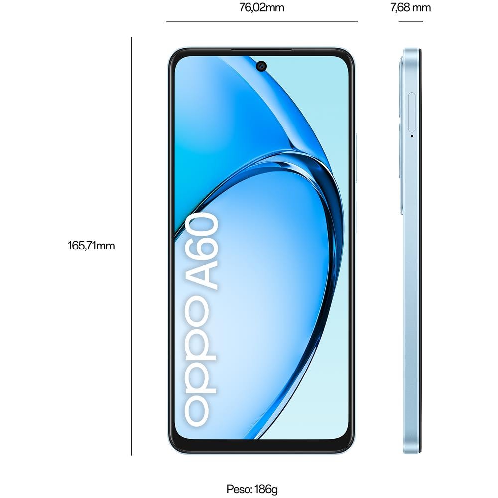 A60 4G 256GB 8GB Ram Display 6.67" LCD HD+ Dual Sim 5000 mAh Ripple Blue - Foto 6