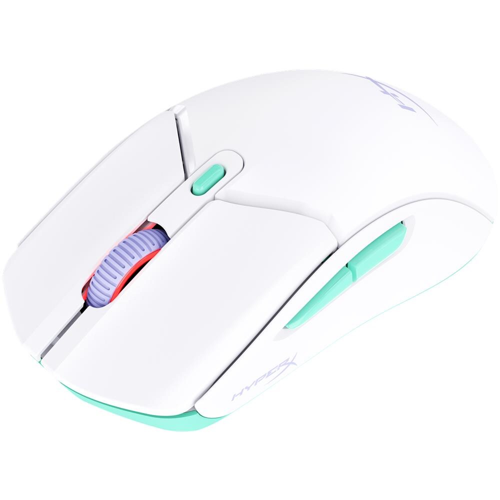 HyperX Pulsefire Haste 2 Core Wls - Mouse da gaming (bianco /verde /viola) - Foto 2