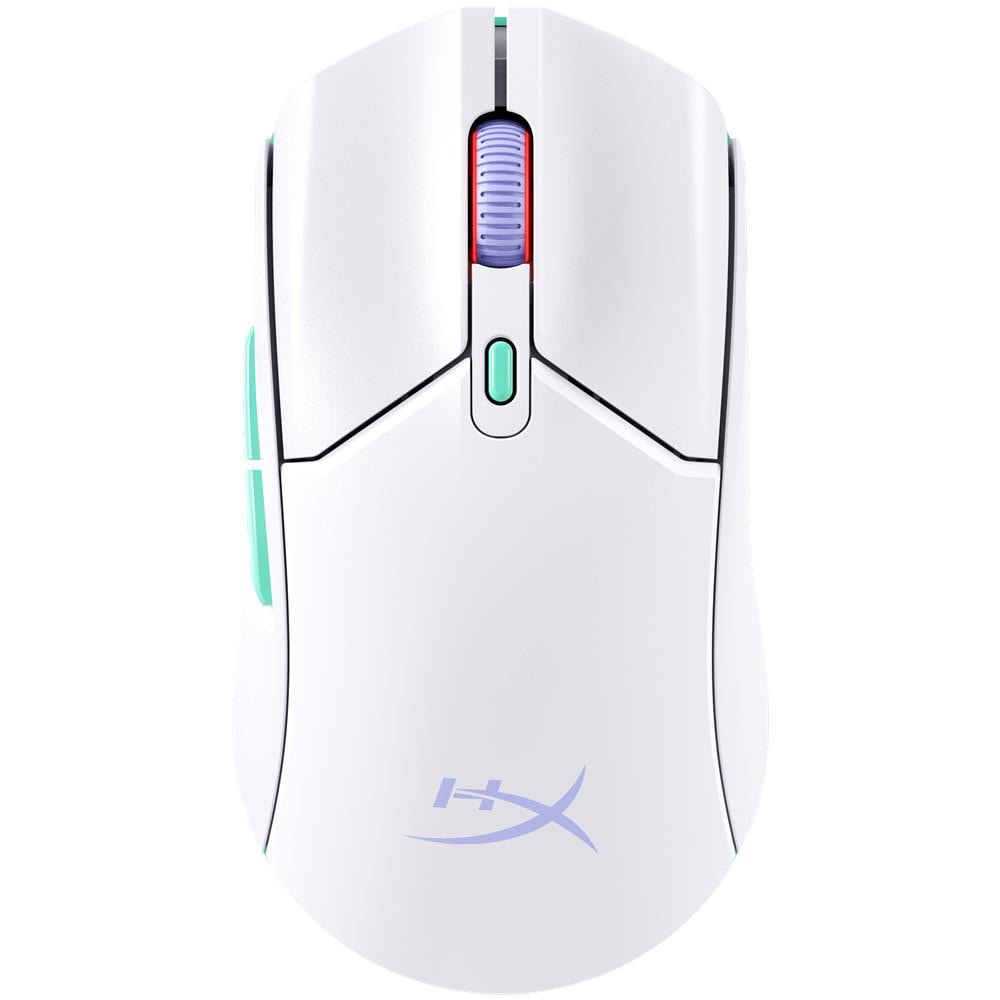HyperX Pulsefire Haste 2 Core Wls - Mouse da gaming (bianco /verde /viola) - Foto 1