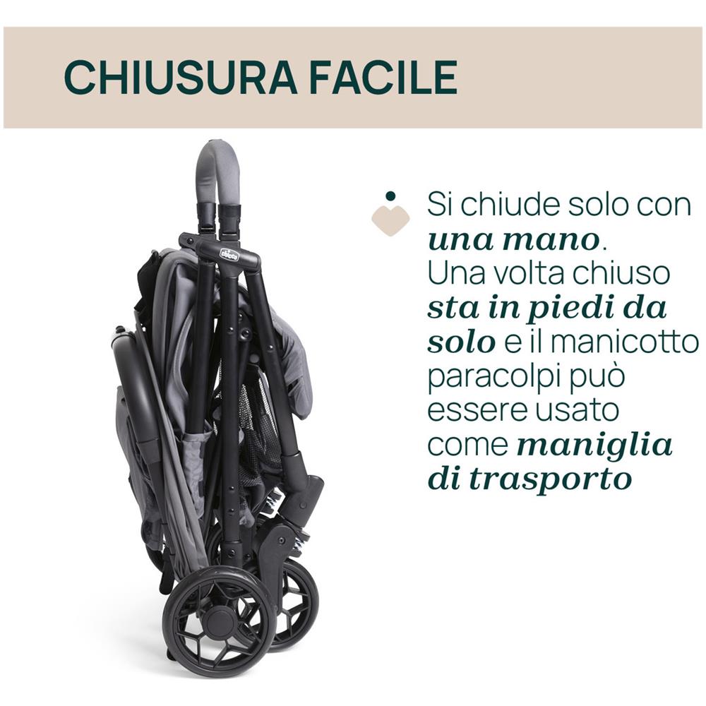 Urbino Passeggino leggero 1 seduta (e) Grigio - Foto 2