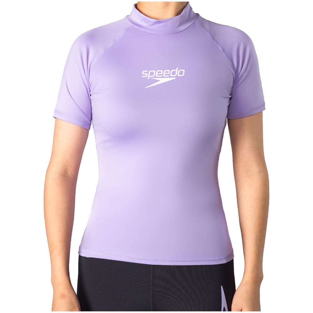 Rashguard femminile essenziale S /S, S - Caramella dura /bianca - Foto 1