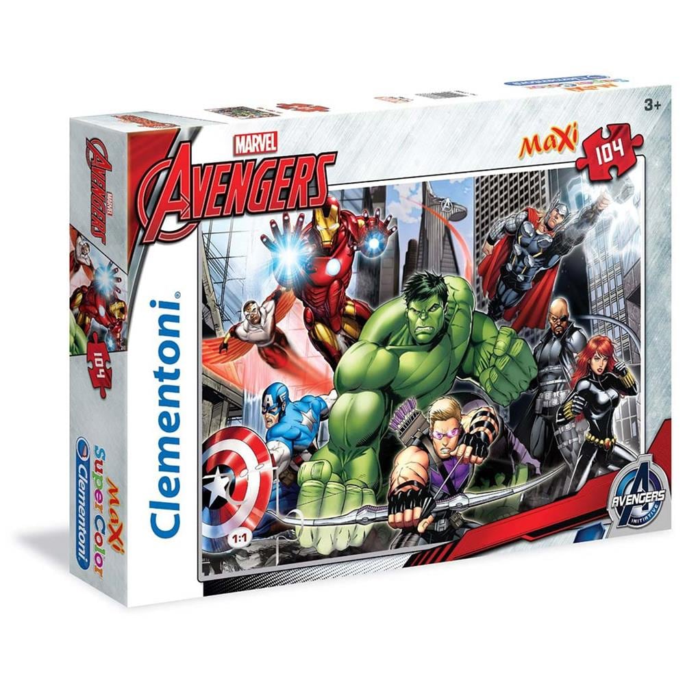Puzzle Maxi 104 Pz - Avengers - Pronti Alla Battaglia - Foto 1