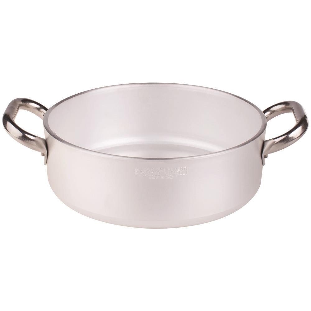 Casseruola Bassa 2 Maniglie Diametro 20 cm - Linea Alluminio 5 mm - Foto 1
