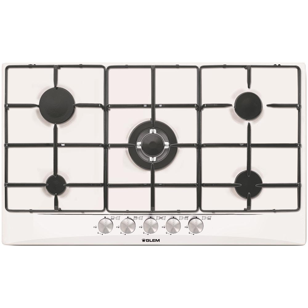 Piano Cottura GT955WH a Gas 5 Fuochi Gas Colore Bianco  - Foto 1