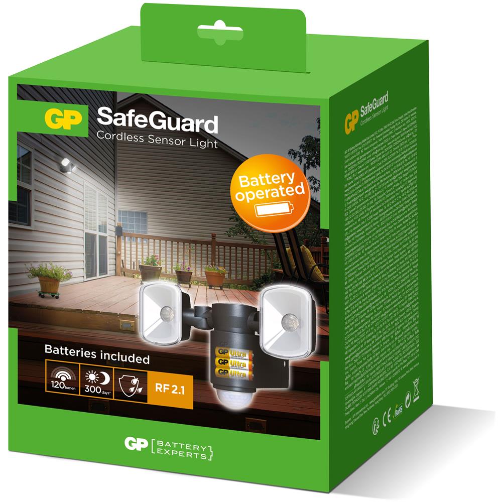 IC-GP473065 - Lampada 2 LED a Muro da Esterno con Sensore di Movimento RF2.1 - Foto 2