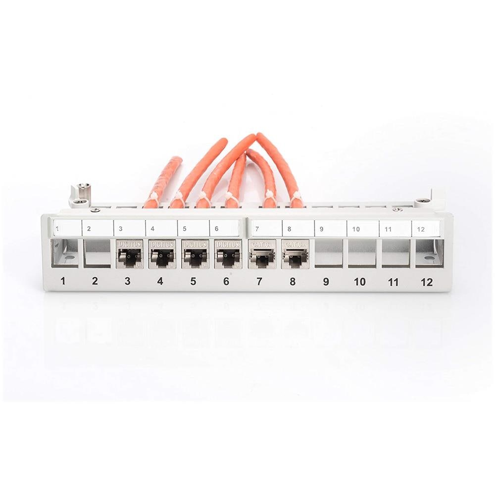 Patch Panel Desktop Modulare 1U Connettore RJ-45 Colore Grigio - Foto 2