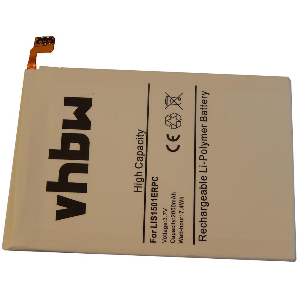 Li-polymer Batteria 2000mah (3.7v) Per Cellulari E Smartphone Sony-ericsson C6503, Calla Ds, Cn3, E2003, E2033 Sostituisce Lis1501erpc. - Foto 1