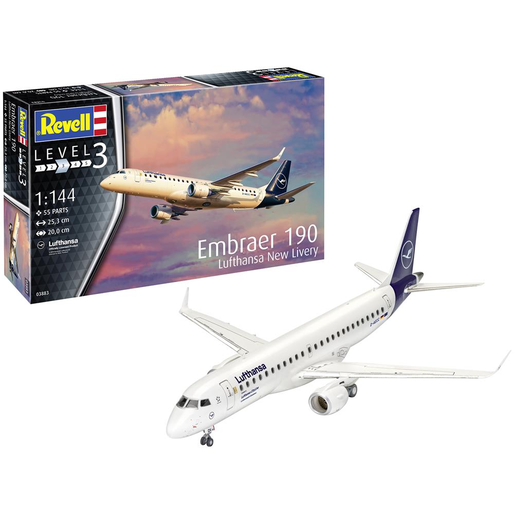 1/144 Embraer 190 Lufthansa ""new Livery"" - Foto 1