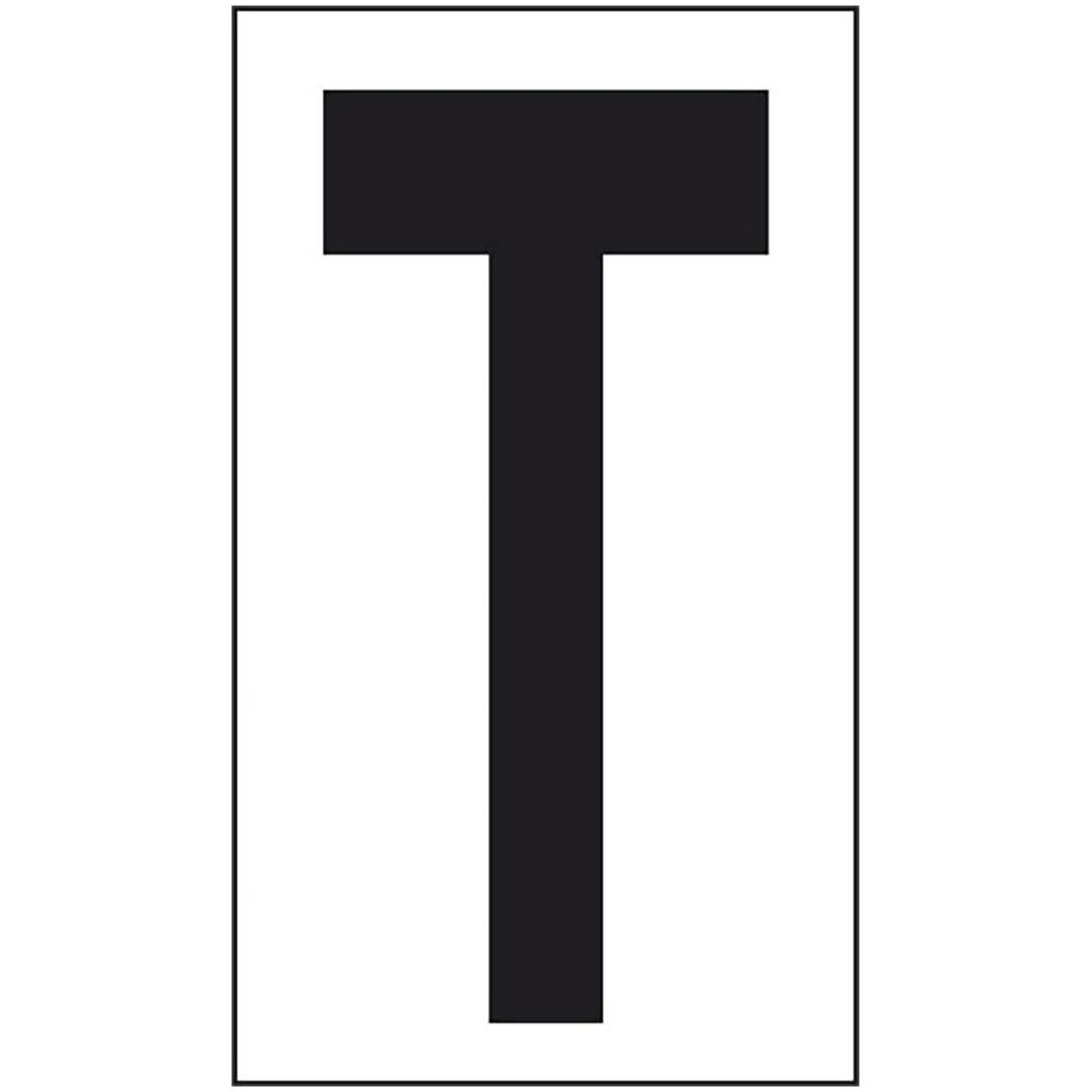 Adesivo Lettera T Abitazioni Uffici Luoghi Pubblici 10cmx5,6cm - Foto 2