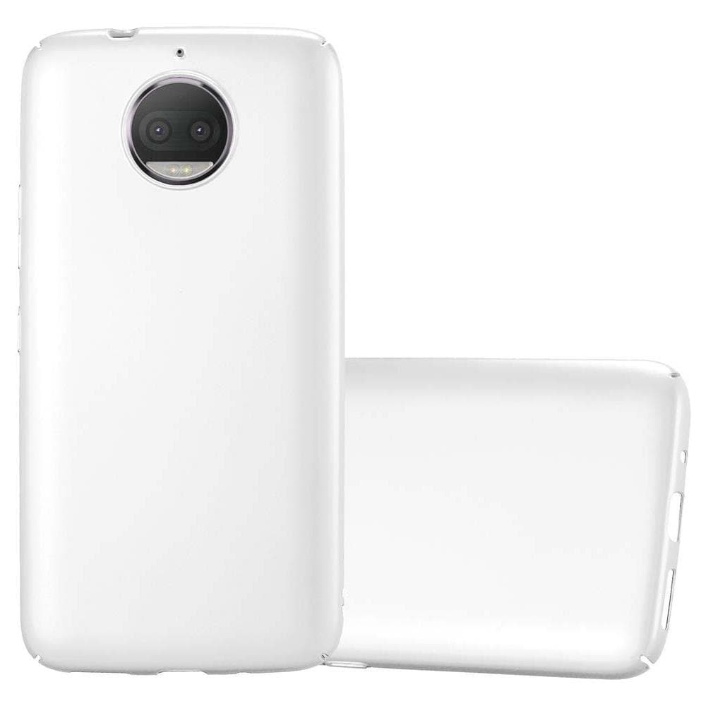 Custodia Compatibile Con Motorola Moto G5s Plus In Argento Metallo - Hard Case Coperchio Protettivo In Look Metallico Contro I Graffi E Gli Urti - Foto 1