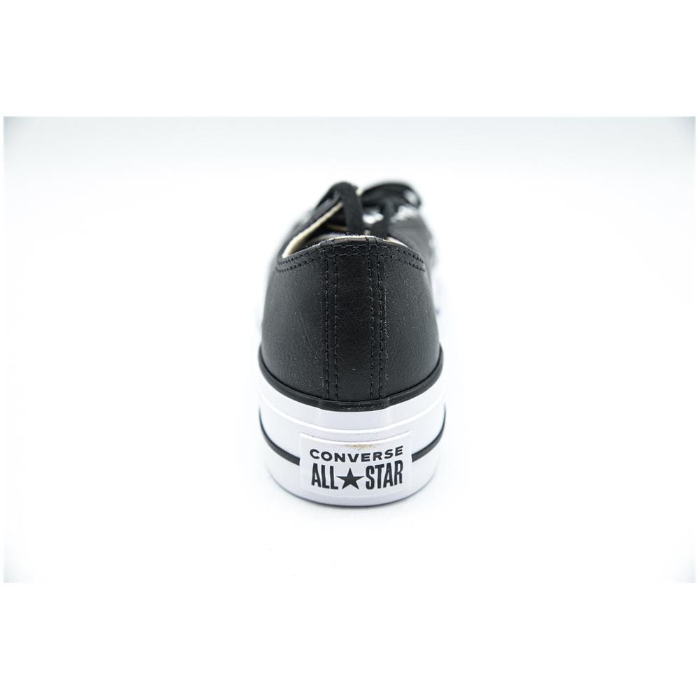 Scarpe Chuck Taylor All Star Lift Clean Leather Ox Taglia 36.5 Codice 561681c Nero - Foto 12