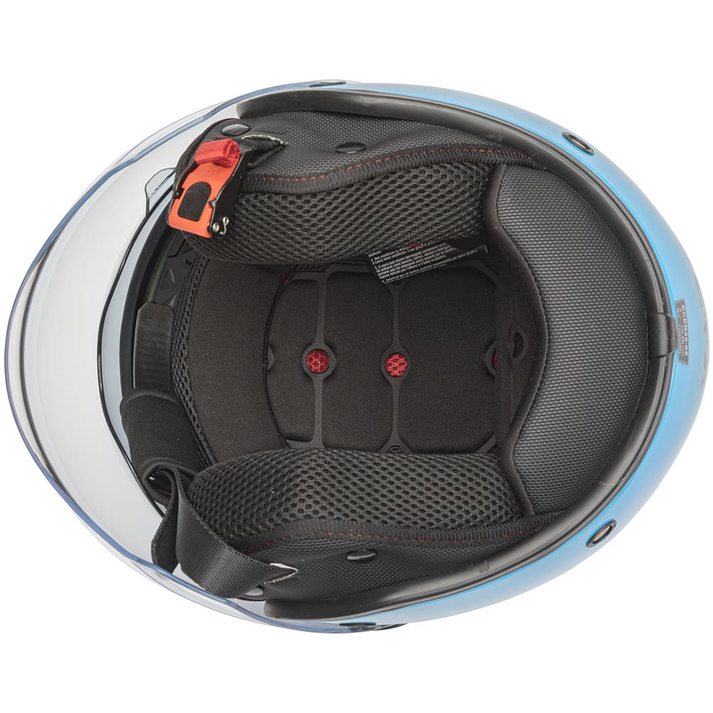 Moto Casco Jet City Ece 22-05 Certificato Scooter Doppia Visiera Nero Xs - Foto 10
