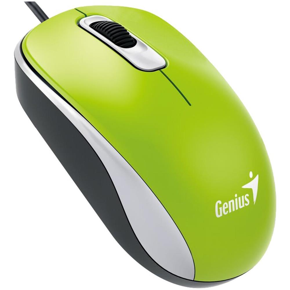 DX-110 USB Ottico 1000DPI Ambidestro Verde mouse - Foto 1