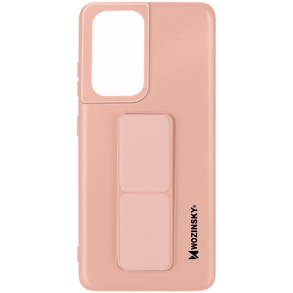 Cover Per Galaxy S21 Ultra Cavalletto Pieghevole Magnetico Wozinsky Rosa - Foto 2