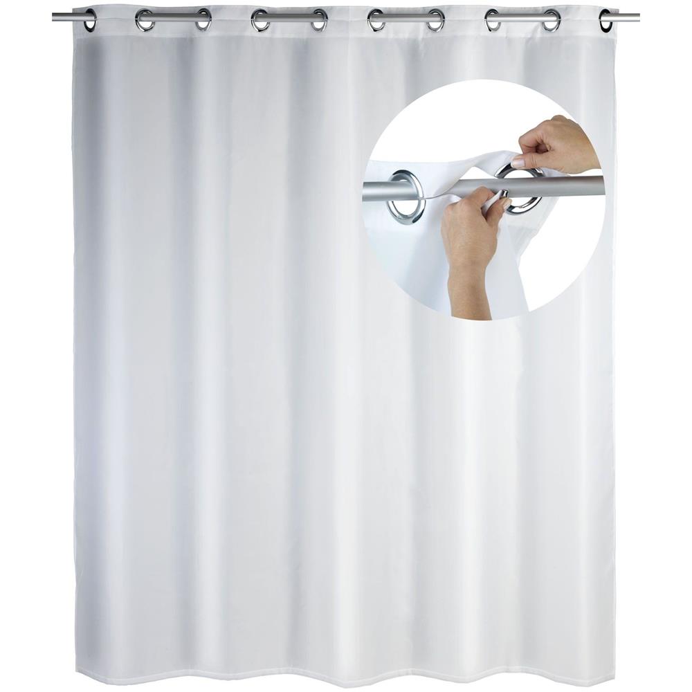 Tenda Doccia Flex White, Regolabile E Passamaneria, - Foto 1