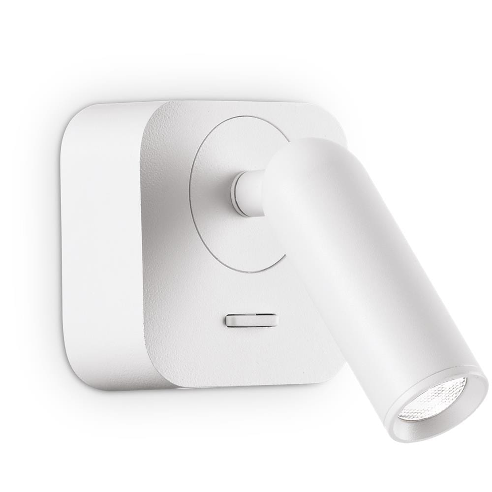 Bean Square Ap Bianco Lampada Applique - Ideal Lux 260648 - Foto 1