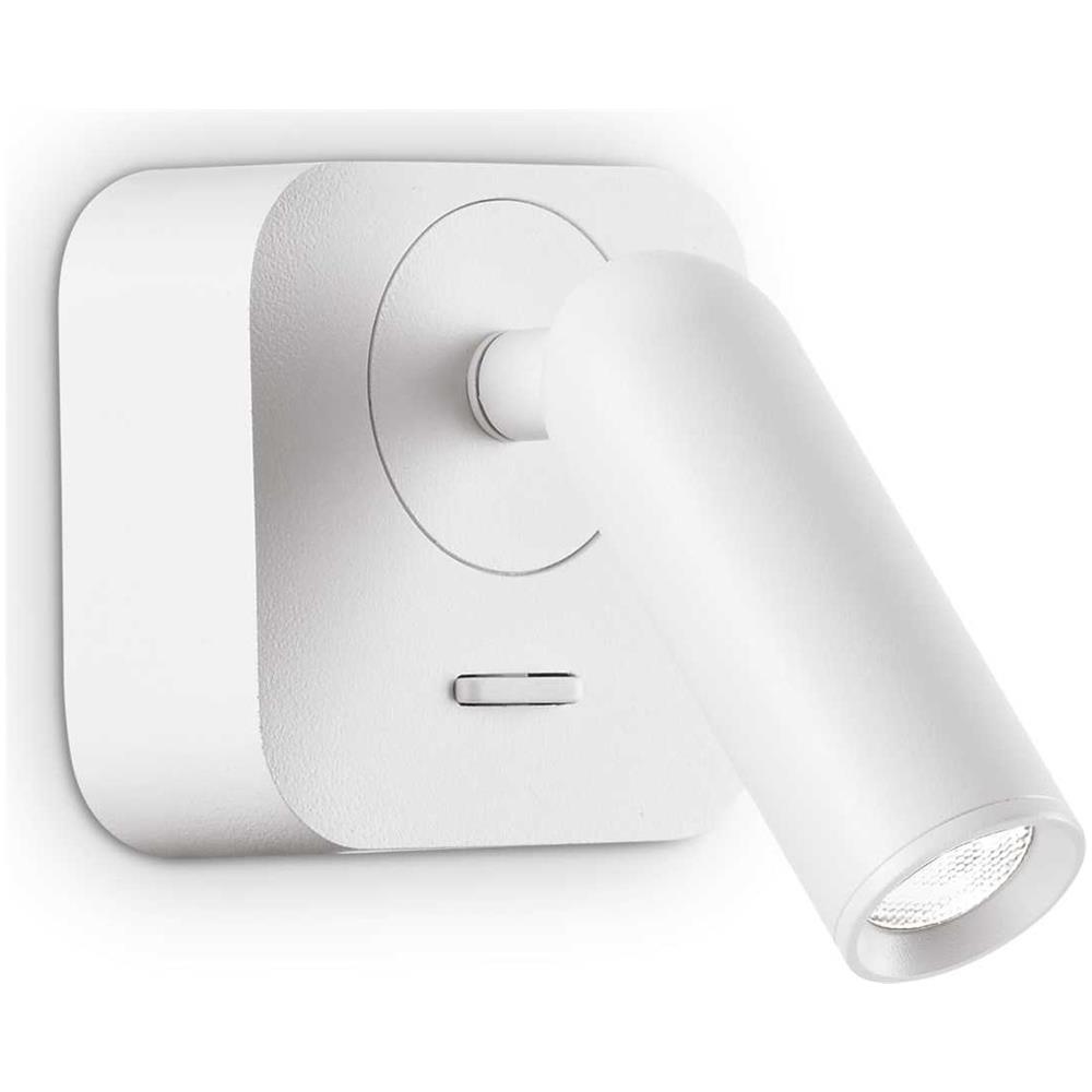 Bean Square Ap Bianco Lampada Applique - Ideal Lux 260648 - Foto 2