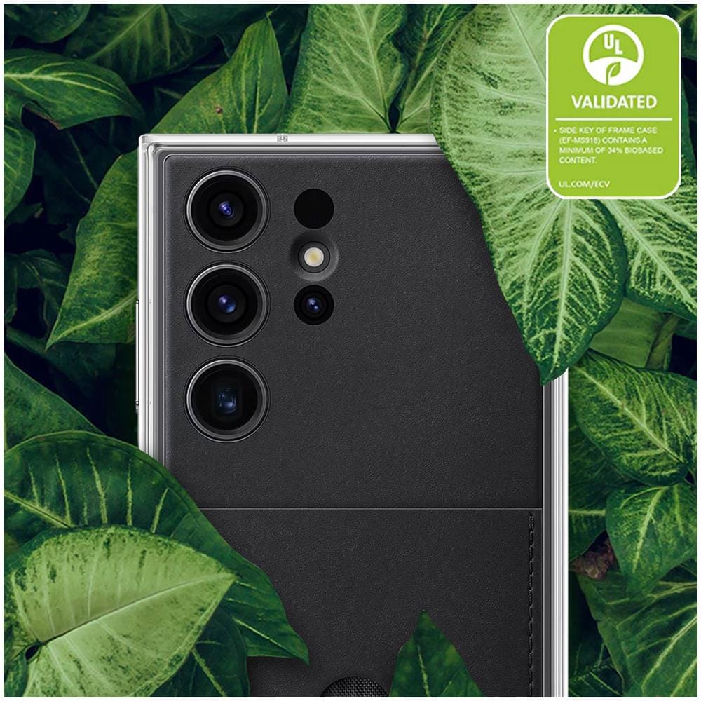 Cover Per Galaxy S23 Ultra Retro Intercambiabile Con Portacarte Originale Nera - Foto 2