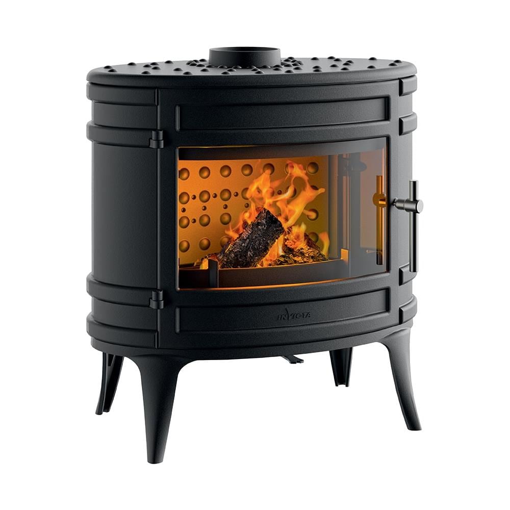 Mandorin Interno Caminetto freestanding A legna Antracite - Foto 1