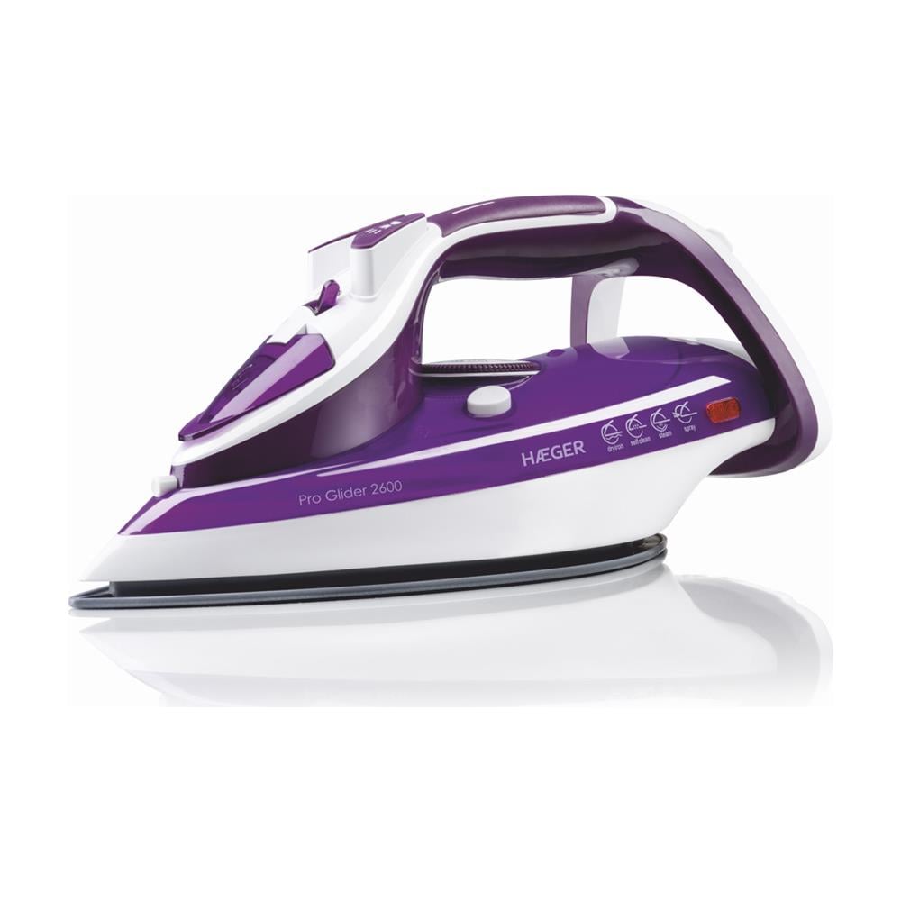 Ferro da Stiro Pro Glide SI-260.011B Secco e Vapore Piastra in Ceramica 2600 W Viola / Bianco - Foto 1