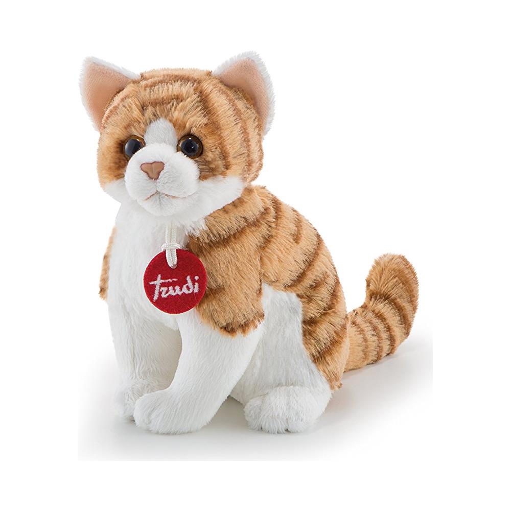 Trudi Peluche Gatto Tigrato 20 Cm Colore Bianco E Rosso Eprice