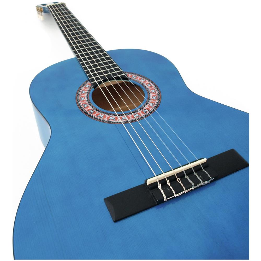 Chitarra Classica 4/4, Colore Blueburst, Ac-303 - Foto 4