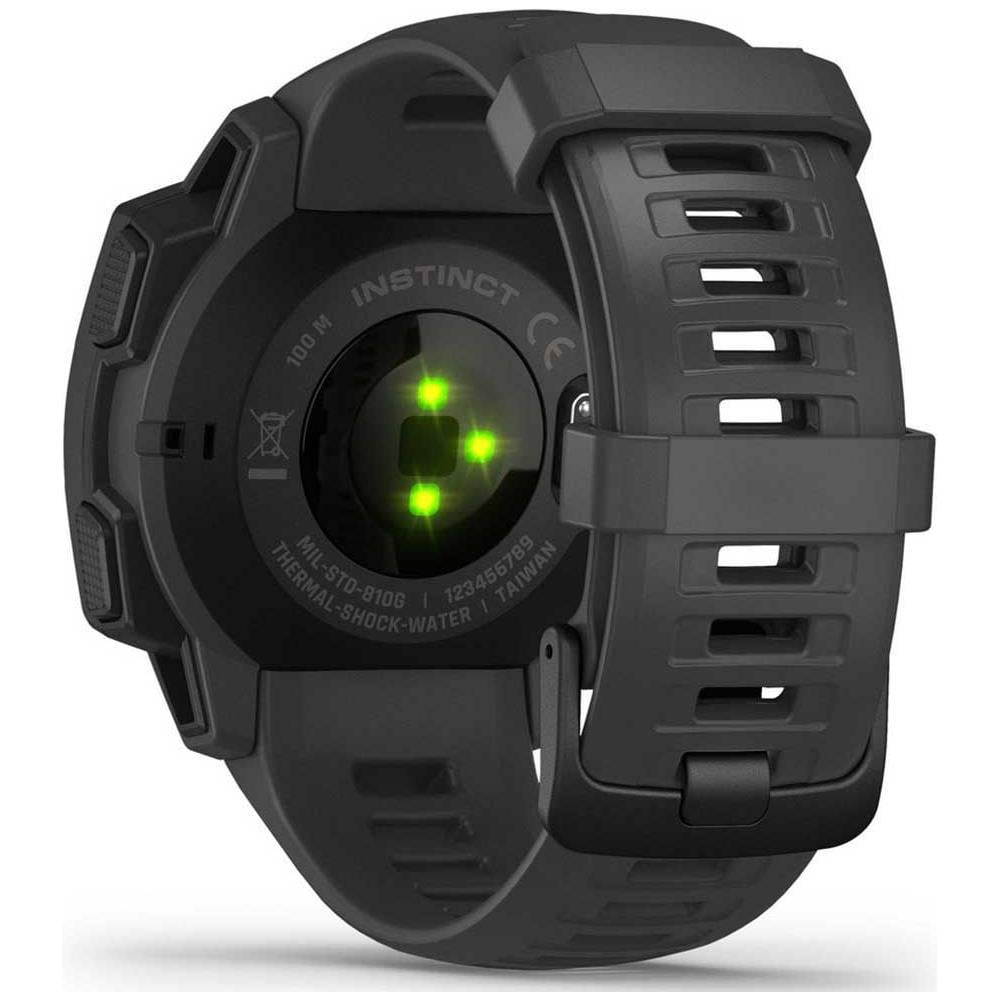 Smartwatch Instinct Impermeabile 10ATM Bluetooth e GPS per Fitness con Contapassi e Cardiofunzionametro Nero - Europa - Foto 6