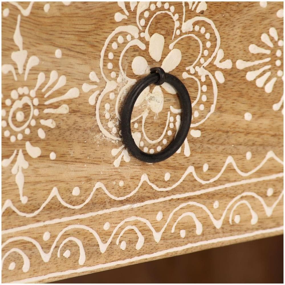 Mobile Porta TV in Legno Massello di Mango 120x30x40 cm - Foto 2