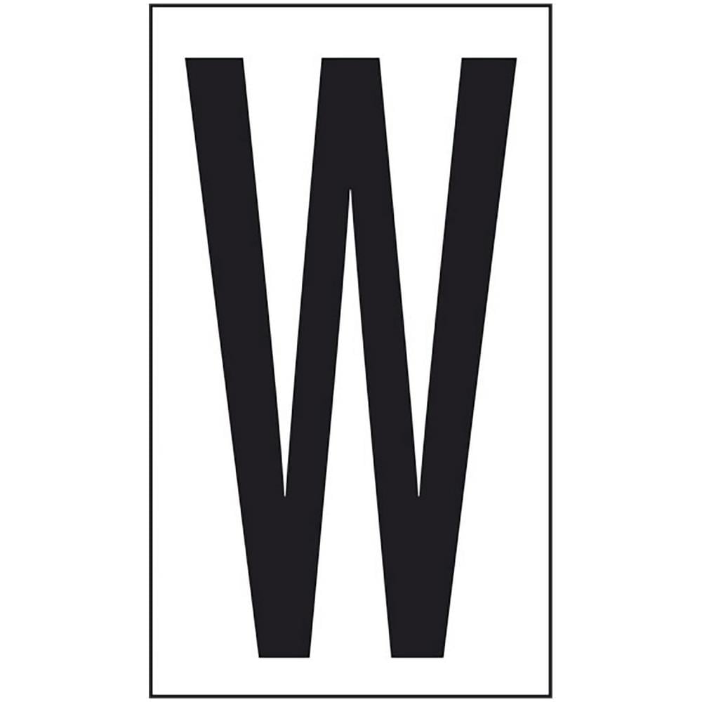 Adesivo Lettera W Abitazioni Uffici Luoghi Pubblici 10cmx5,6cm - Foto 2