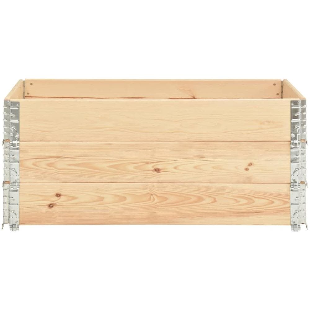 Fioriere Rialzate 3 pz 100x150 cm in Legno Massello di Pino - Foto 2