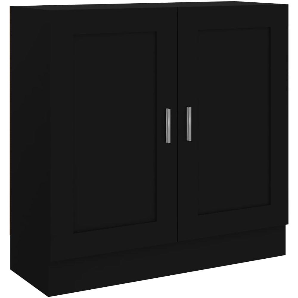 Libreria Nera 82,5x30,5x80 cm in Legno Multistrato - Foto 2