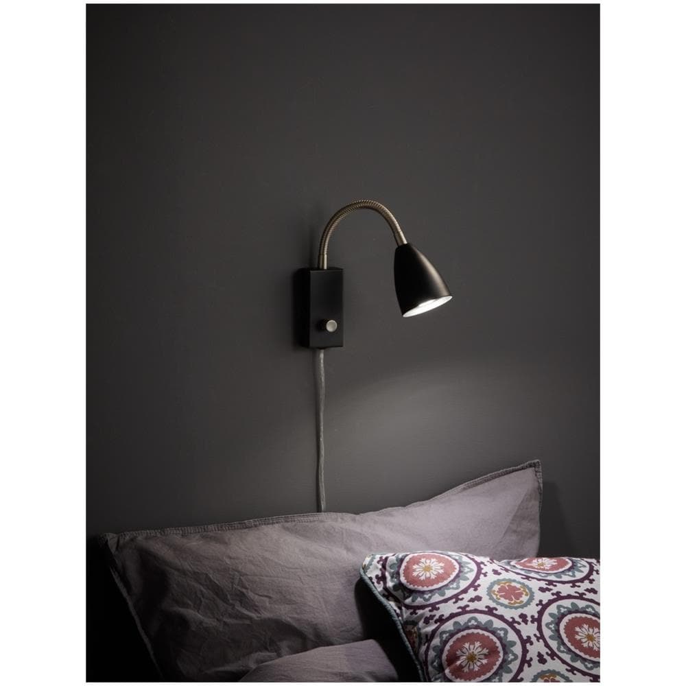 Applique Per Interni A 1 Luce Nera, Gu10 - Foto 2