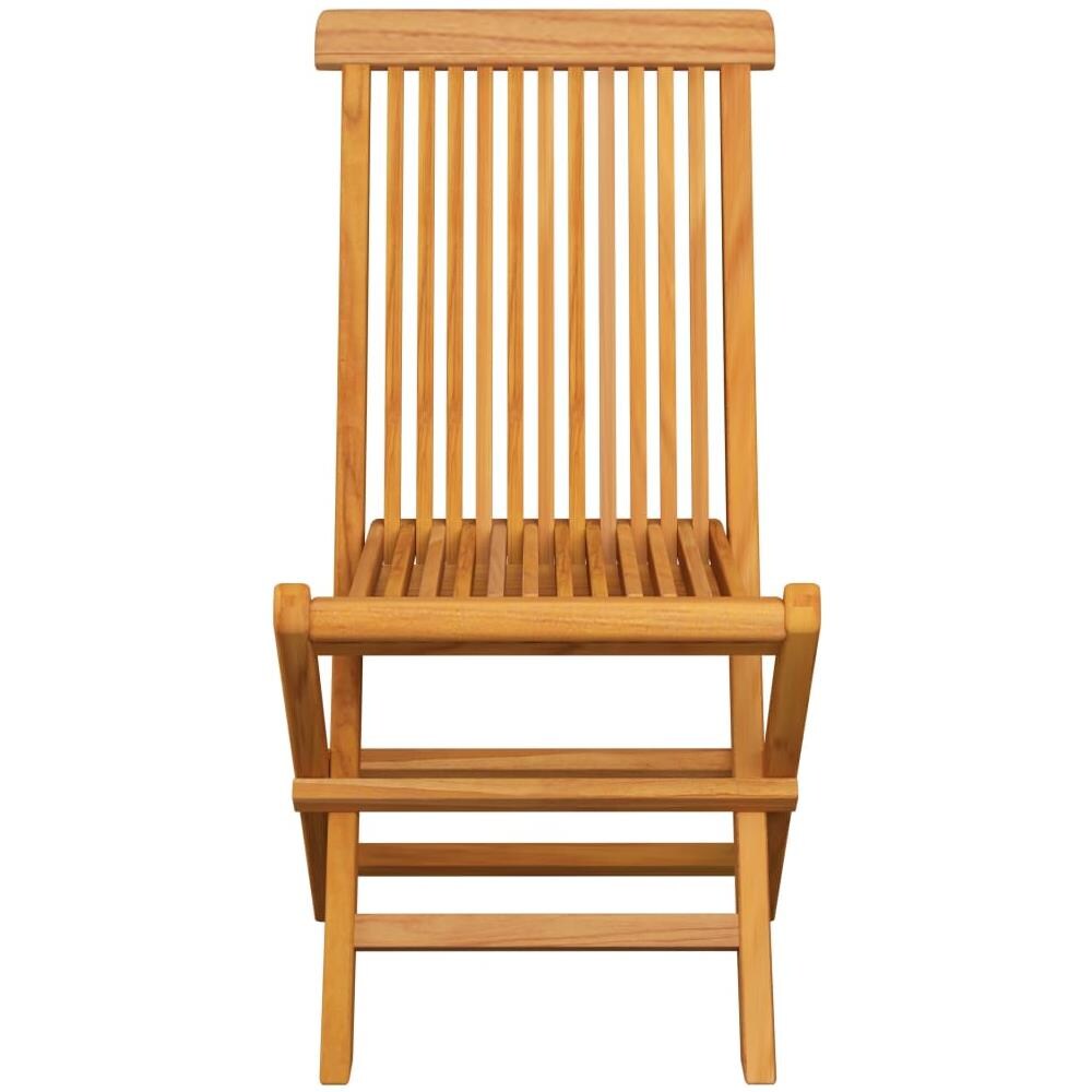 Sedie da Giardino Pieghevoli 6 pz in Legno Massello di Teak - Foto 2