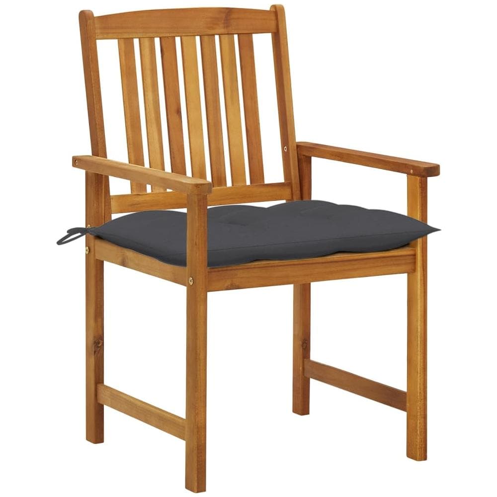 Sedie da Giardino con Cuscini 8 pz in Legno Massello di Acacia - Foto 2