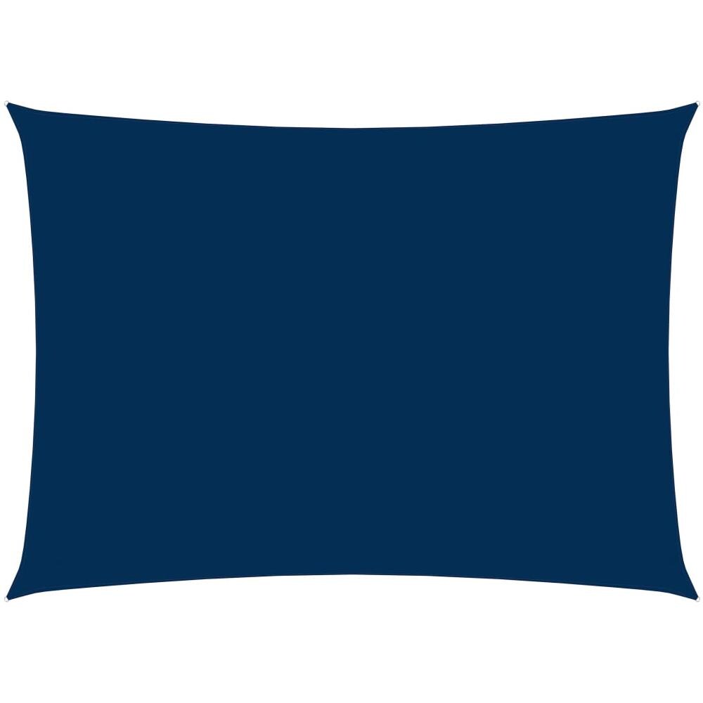 Parasole a Vela Oxford Rettangolare 2x4,5 m Blu - Foto 1