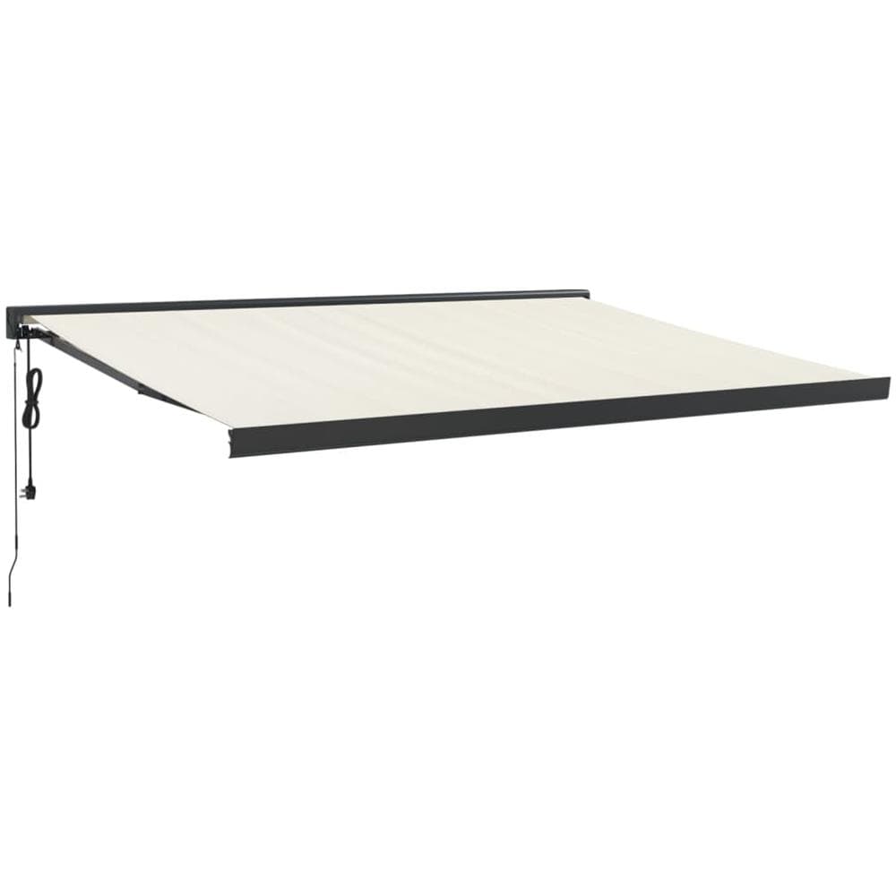 Tenda Da Sole Retrattile Crema 4,5x3 M In Tessuto E Alluminio - Foto 1