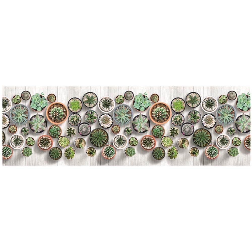 Tappeto Cucina Antiscivolo Stampa Digitale Emozioni Fantasia Cactus By Suardi 58x190 Cactus - Foto 1