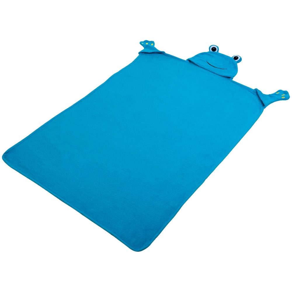 Coperta Per Bambini Froggy Blu 130 X 100 Cm - Foto 1