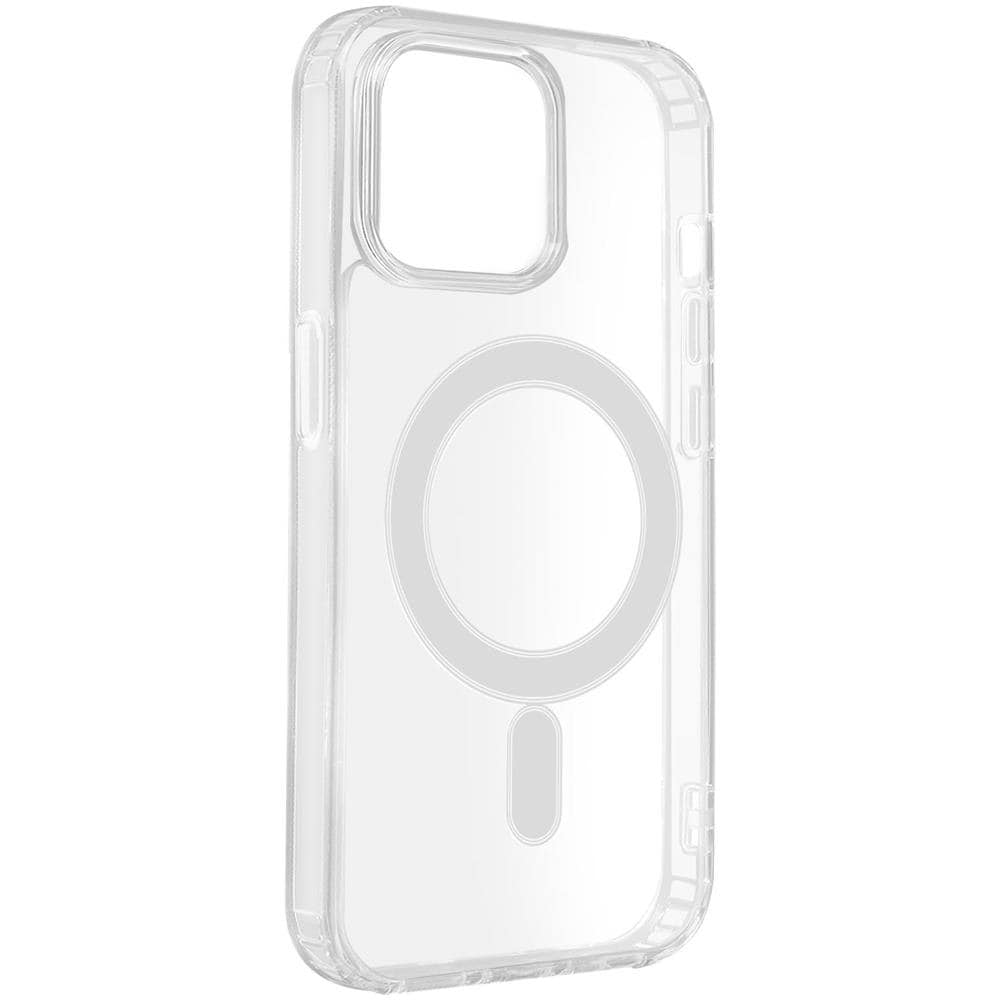 Cover Magsafe Per Iphone 15 Plus Rigida Bordo Flessibile Skinsafe, Trasparente - Foto 2